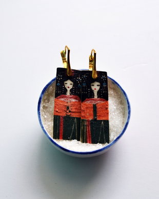 cercei lungi asiatici