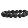 Margele lava neagra 8mm Cod :  GSLAK 166
