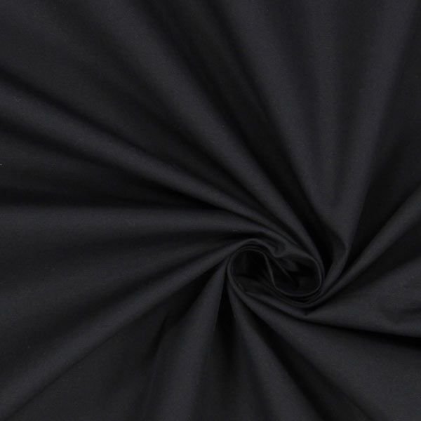 BioCotton black - 50x140cm - organic - subtire