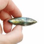 Cabochon Labradorit Marquise - flashy -NLMB14