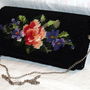 Geanta tip plic cu motiv floral