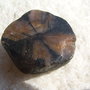 Chiastolit (piatra crucii, andaluzit) NATURAL brut aprox 10-11x27x28 mm