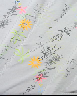 Stergar vintage cu broderie