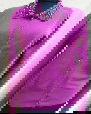 Cardigan cu margele-NOU