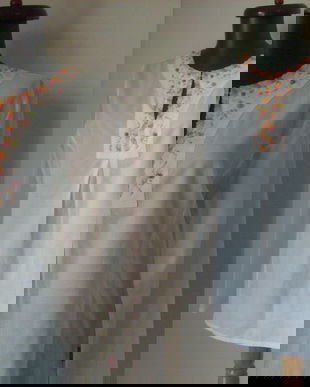 BLUZA BUMBAC BRODERIE MARGELE