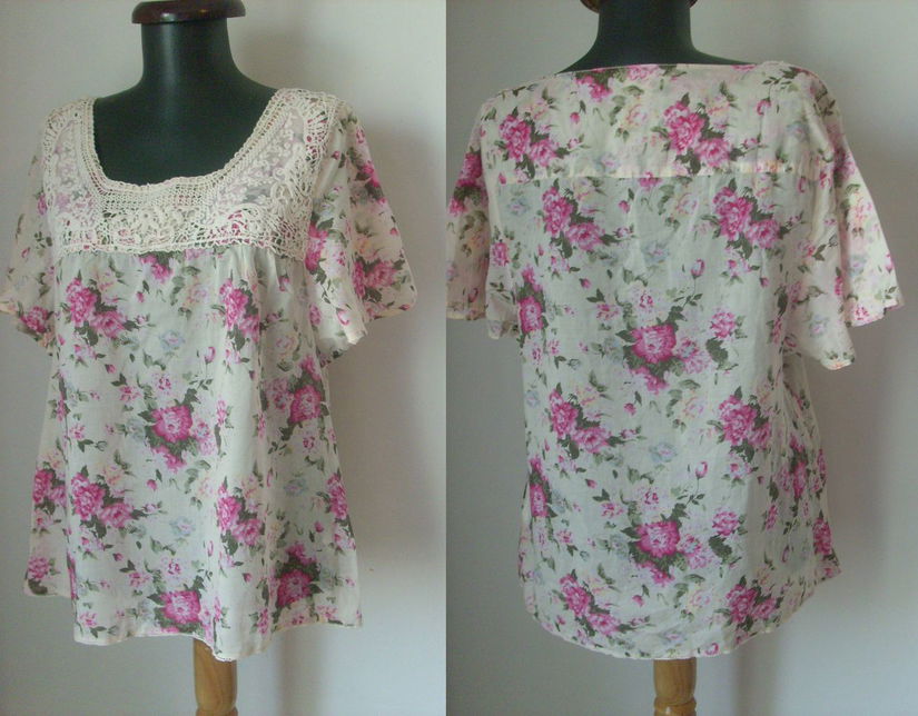 BLUZA BUMBAC FLORAL