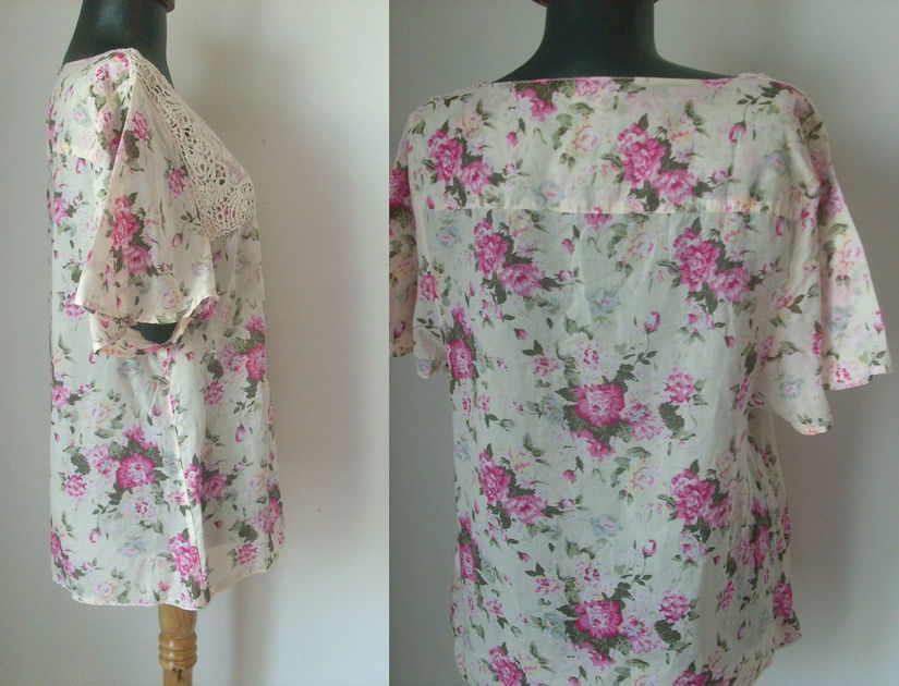 BLUZA BUMBAC FLORAL