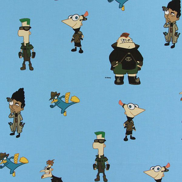 !final!Phineas&Ferb - 50x140cm - certificatOEKO-TEX - subtire