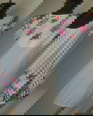 DESIGUAL BLUZA BUMBAC BRODERIE