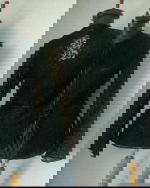 CARDIGAN BRODERIE LANA