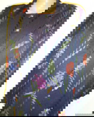 Sacou inflorat cu vesta