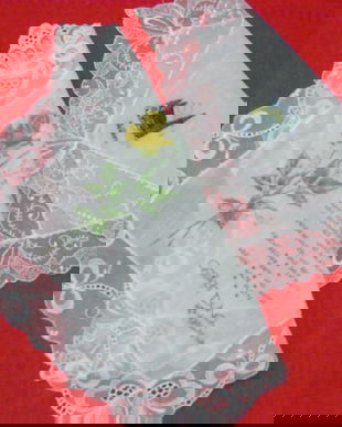 2 batiste fine cu dantela