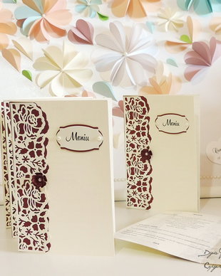Meniu Detailed Floral