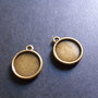 BAZA CABOCHON - BRONZ - 20 X 17 MM