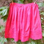 Sortulet rustic cu broderie