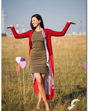 jacheta trendy,extravaganta,boho chic , volane,tricot , asa de toamna