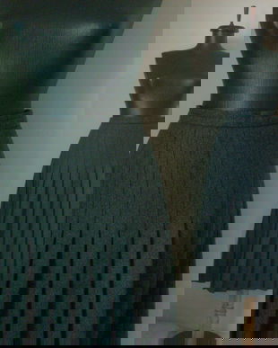 FUSTA PLISATA STOFA LANA FIARTA GRI