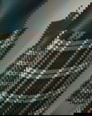 FUSTA PLISATA STOFA LANA