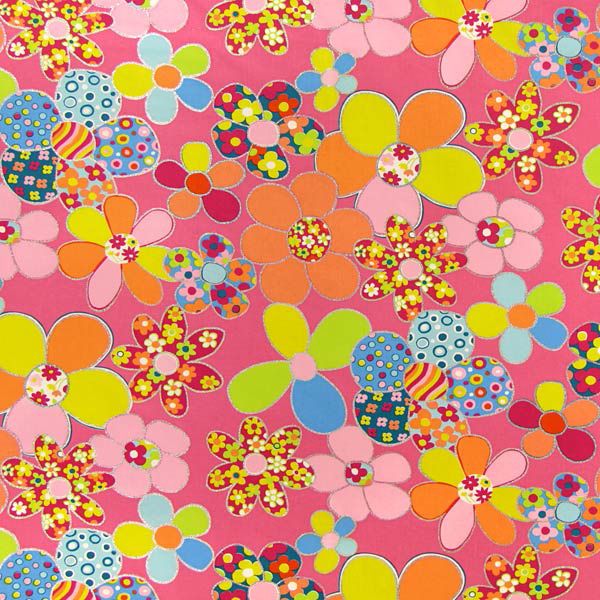 !final!FlowerPartyPink - 50x140cm - Tellia - subtire