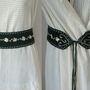 CUREA BRAU PIELE BRODERIE MATASE
