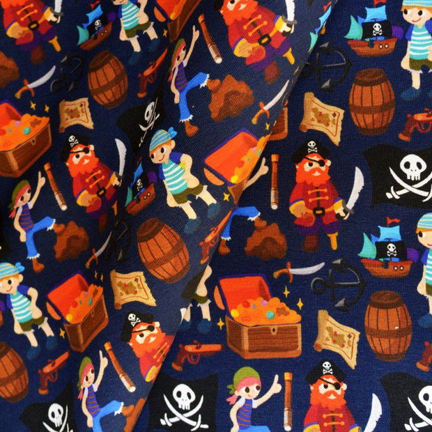 PIratesNavy - 50x155cm - elastic - Tadelia