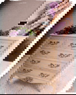 COMODA NOSTALGICA ALBA PENTRU DIVERSE PRODUSE