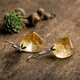 Colier cu citrin natural si tortite argintate