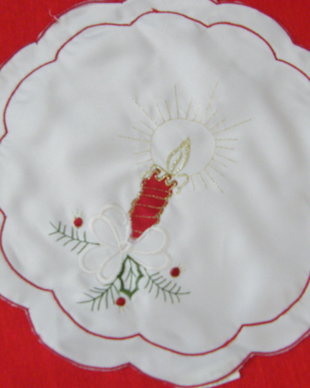 Mileu cu broderie Craciun