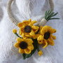 Colier " Buchet cu floarea soarelui"
