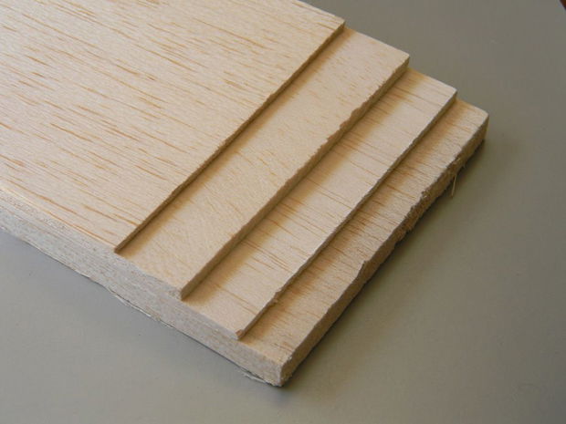 Lemn de BALSA  - 2x100x240 mm