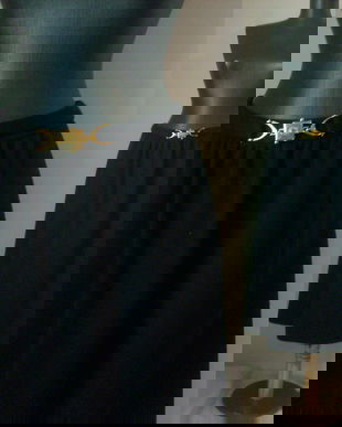 FUSTA JERSE LANA NEGRU