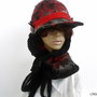 Sapca impaslita - Black& Red - rezervat