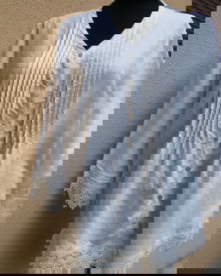 Bluza rustica cu dantela