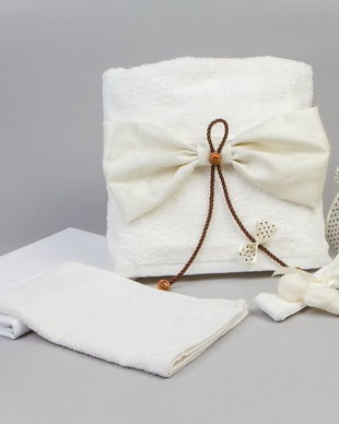 Trusou botez ivoire, Trusou botez crem, Trusou botez elegant