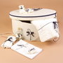 Trusou botez complet si cutie bleumarine, Cutie trusou botez baiat, Set complet biserica cutie si trusou botez