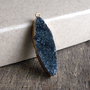 Pandant agata druzy galaxy electroplacata cu aur