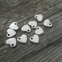 Charm inimioara, otel inoxidabil 6x5mm Cod :  INOX-T 003