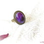 Inel Agata violet
