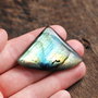 Cabochon Labradorit Full Flash -  Superb - 30 x 30 x 45 mm -  LAB1T
