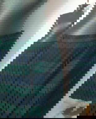 FUSTA PLISATA STOFA LANA