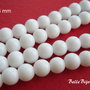 Agate albe 6 mm