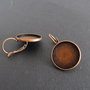 BAZA CERCEI - CABOCHON - CUPRU - 31 X 20 MM