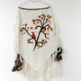 Fusta din lana impaslita si tricot - Hippie fall
