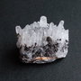 Cluster Quartz & calcopirit - de la Herja  - H2