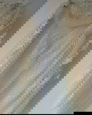 FATA DE MASA ROTUNDA MACRAME CROSETATA MANUAL