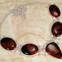 Colier obsidian