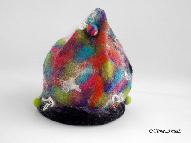 Caciula impaslita unisex -  Coiful vesel
