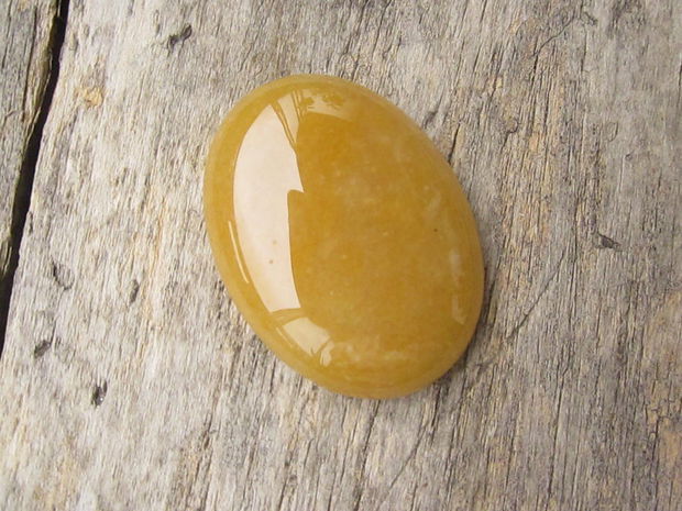 Cabochon aventurin galben, 40x30mm