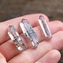 Skeletal Elestial - quartz point   - 3 buc