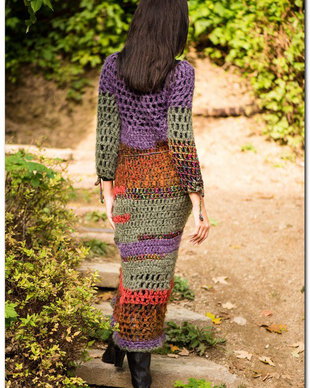 rochie crosetata , de toamna /iarna